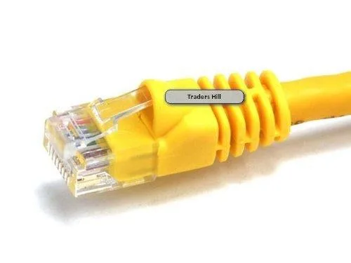Amamax Amamax 3 ft Cat-6 Network Ethernet Patch Cable Yellow Pack of 10 — product photo