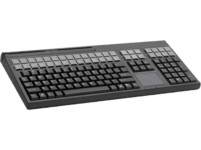 Cherry Cherry G86-71411EUADAA pos keyboard 127 keys 3-track MSR touchpad USB black — product photo