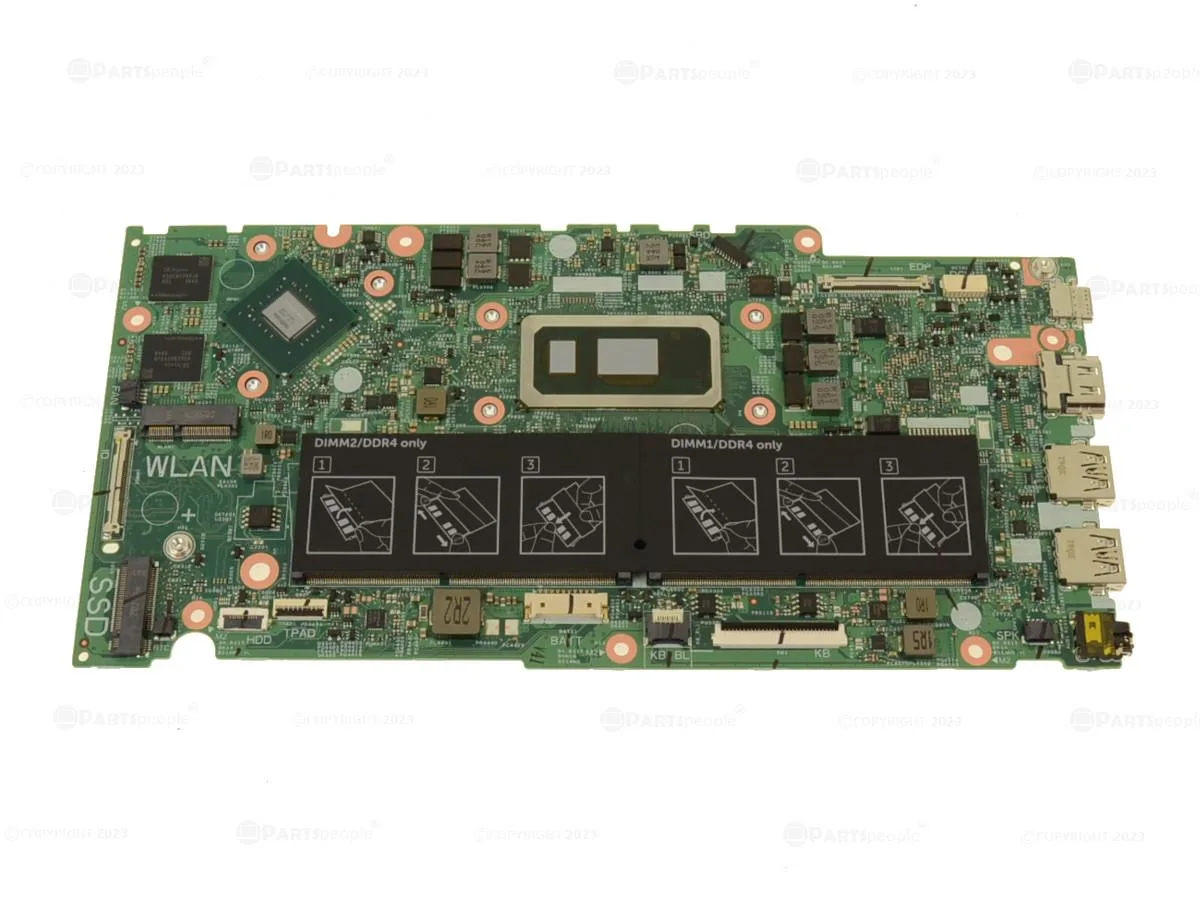 DELL DELL Inspiron 5482 2-in-1 Motherboard X191P Intel Core i7-8565U 1.8GHz Discrete Nvidia Graphics — product photo