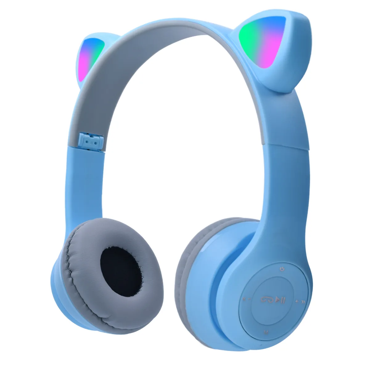 Megadream Megadream Cat Ear Bluetooth Headset Blue 85dB 400mAh 5.0 — product photo
