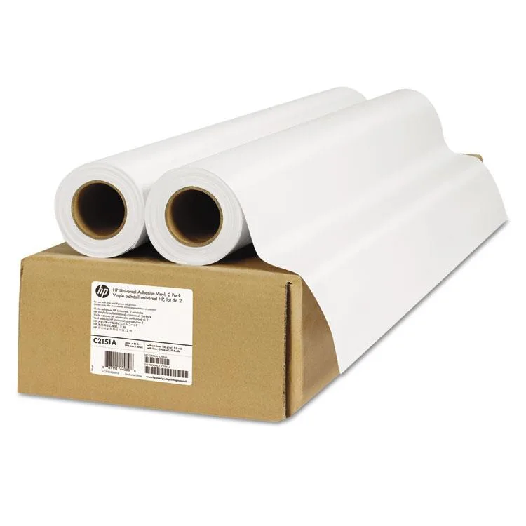 HP HP C2T51A Universal Adhesive Vinyl Paper 150 g/m² 36" x 66 ft White 2 Rolls — product photo