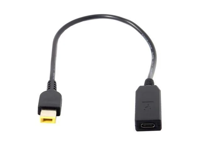 ORVIX ORVIX USB 3.1 Type-C to Rectangle 11.0x4.5mm PD 65W Trigger Cable for ThinkPad X1 Carbon X240 X250 — product photo