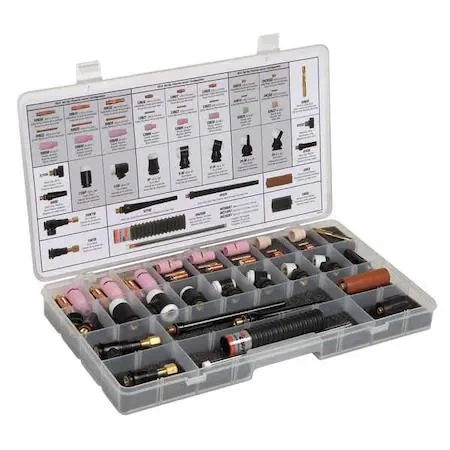 Miller Weldcraft AK-150MFC TIG accessory kit in case