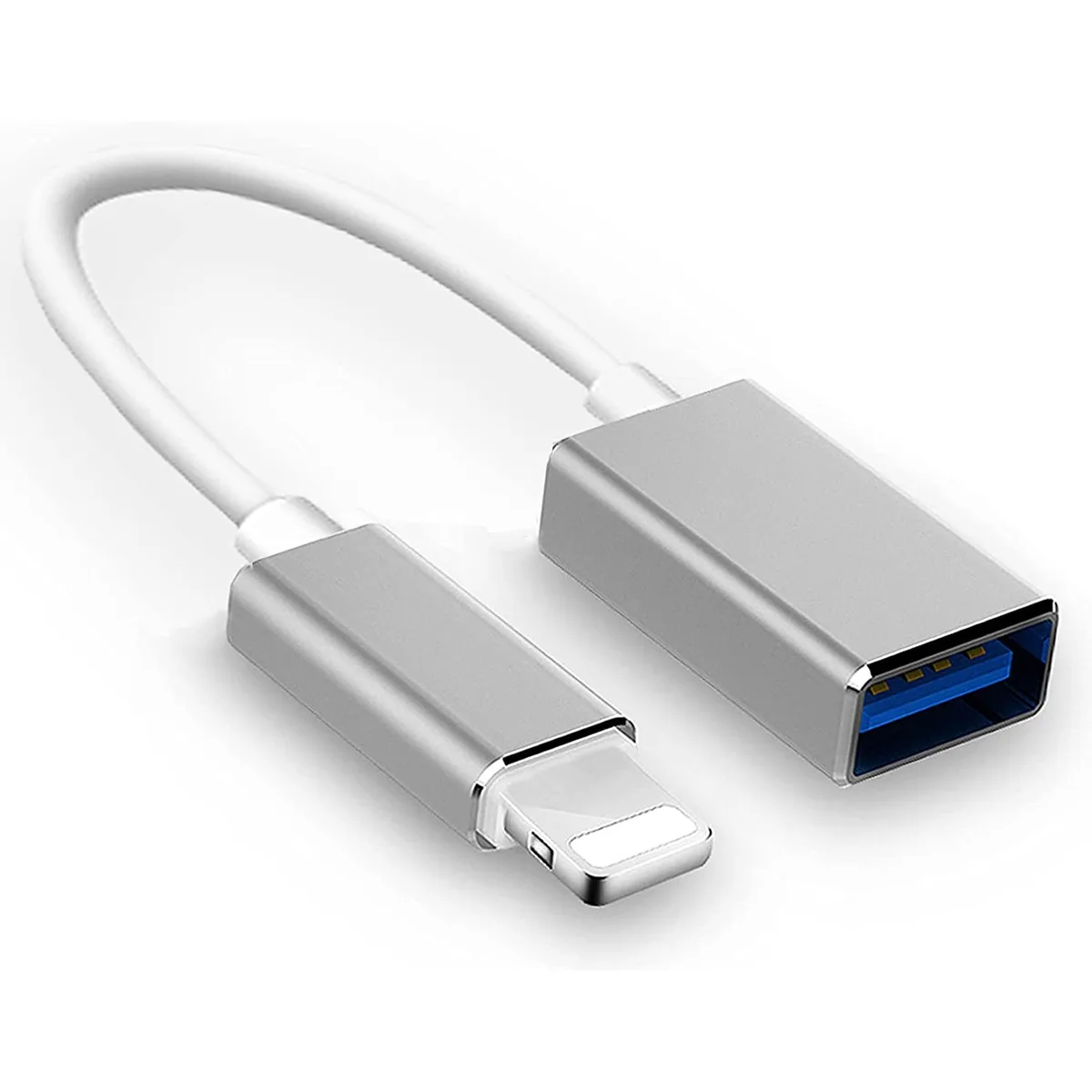 JPWEB JPWEB Lightning to USB 3.0 Camera Adapter Card Reader 25-30MB/s 500mAh — product photo