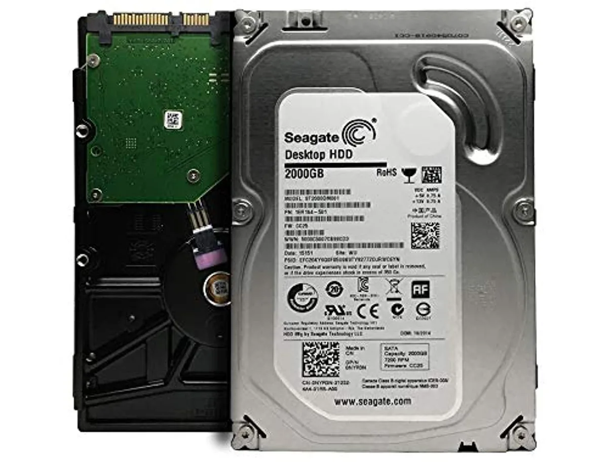 Seagate Seagate Barracuda ST2000DM001 2 TB 3.5" 7200 rpm 64 MB SATA internal hard drive — product photo