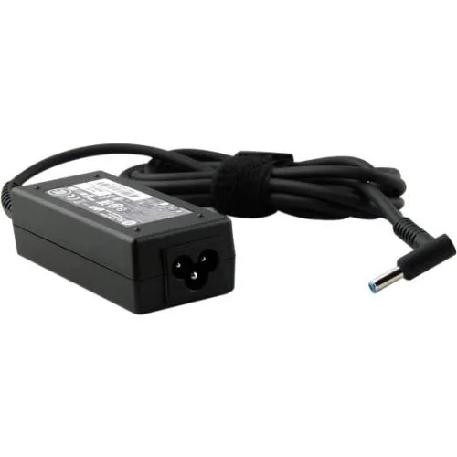 Compact black rectangular 45W AC adapter with 4.5mm barrel connector