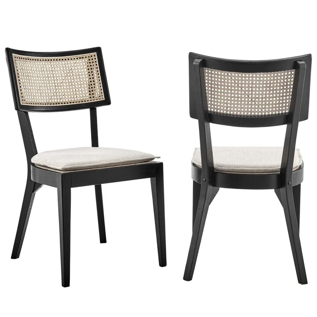LexMod LexMod Caledonia Wood Dining Chair Set of 2 — product photo
