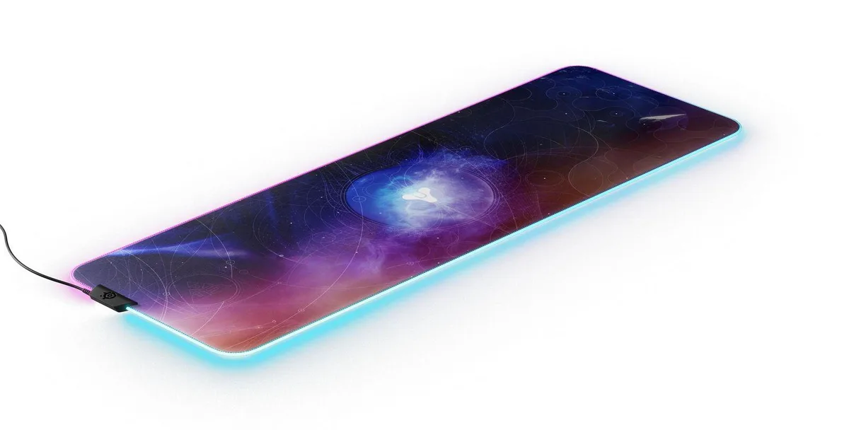 SteelSeries SteelSeries QcK Destiny 2 Lightfall Edition XL RGB Prism Cloth Mouse Pad — product photo