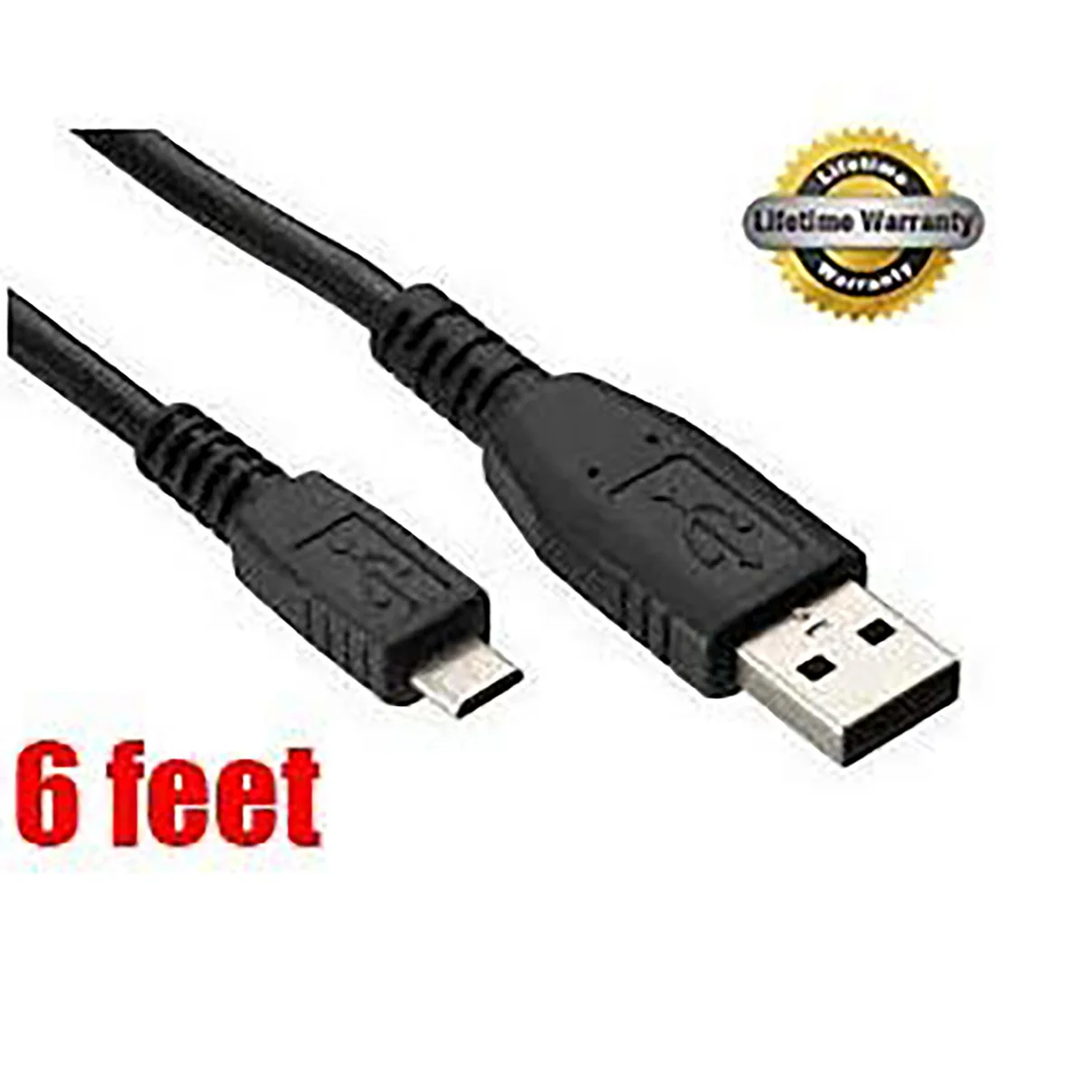 iMBAPrice iMBAPrice Premium USB 2.0 A Male to Micro 5pin Male 28/24AWG Cable with Ferrite Core Gold Plated — product photo