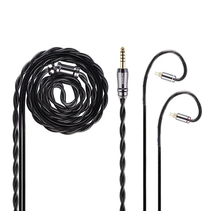 LORDWORLD LORDWORLD 5N Pure Silver IEM Cable 0.78mm 2Pin 4.4mm Balanced 1.2m — product photo