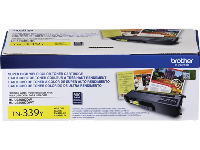 Brother Brother TN339Y Yellow Toner Cartridge 6000 Pages — product photo