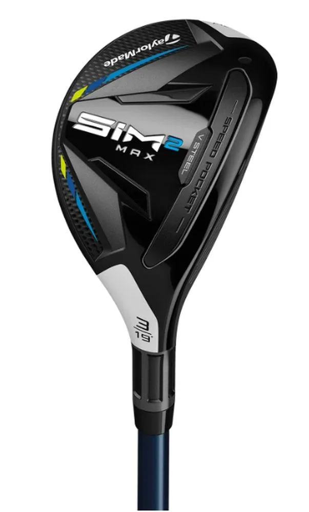 TaylorMade TaylorMade SIM2 Max 22° Stiff 40.25 hybrid golf club — product photo