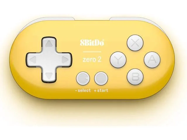 LORDWORLD LORDWORLD 8Bitdo Zero 2 Mini Controller Yellow Edition — product photo