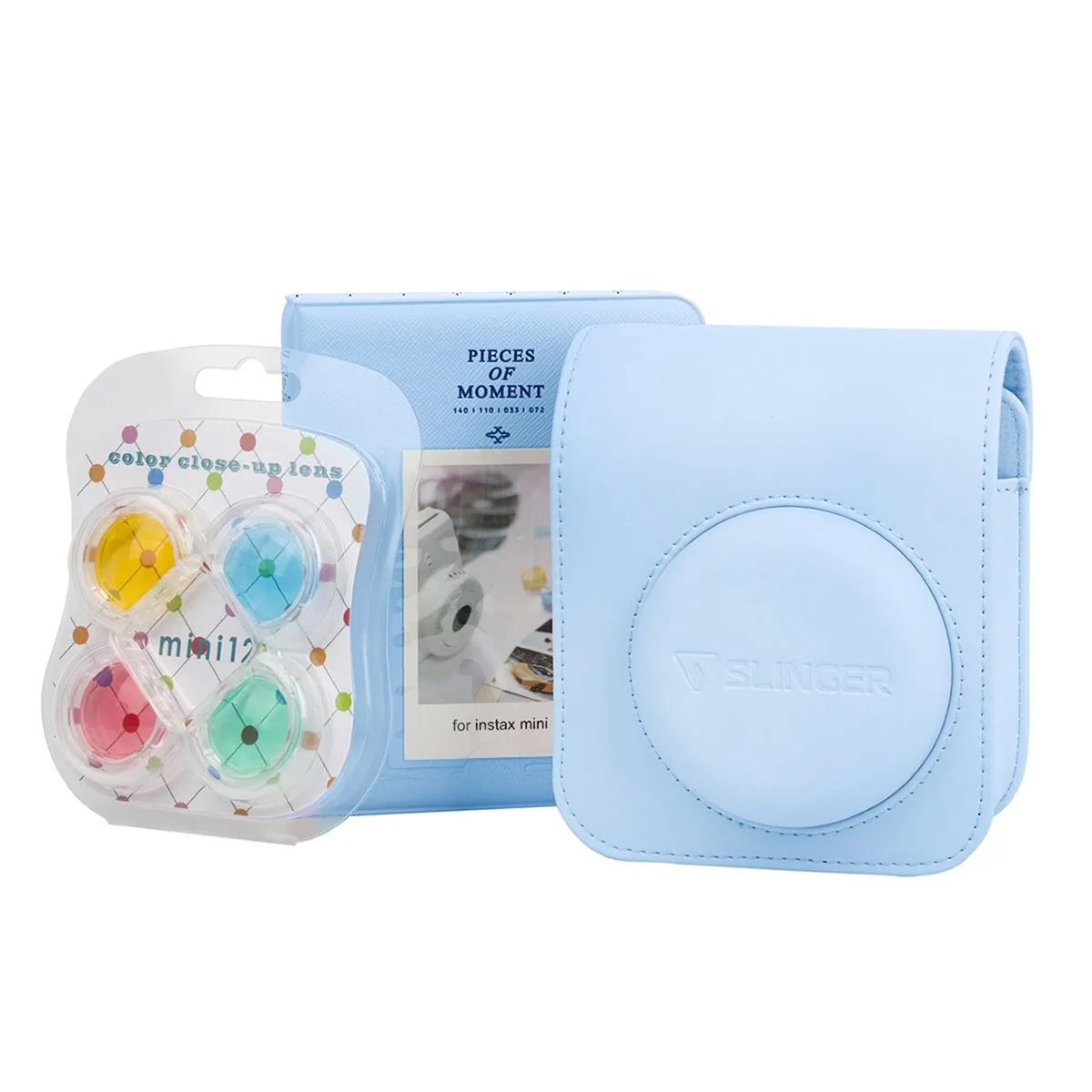 Slinger Slinger Instax Mini 12 Accessory Kit Pastel Blue camera accessory — product photo