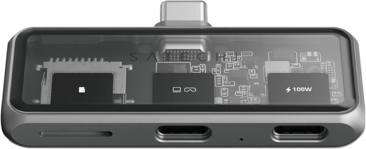 MCHOSE MCHOSE USB C Mobile Hub 4-in-1 Adapter 4K HDMI 100W 10Gbps 3.5mm 15.9g — product photo