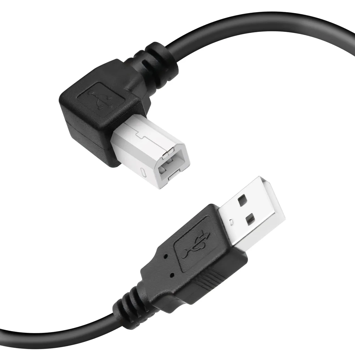 Vszerda Vszerda USB 2.0 A Male to 90° B Male Printer Cable 1.5m — product photo