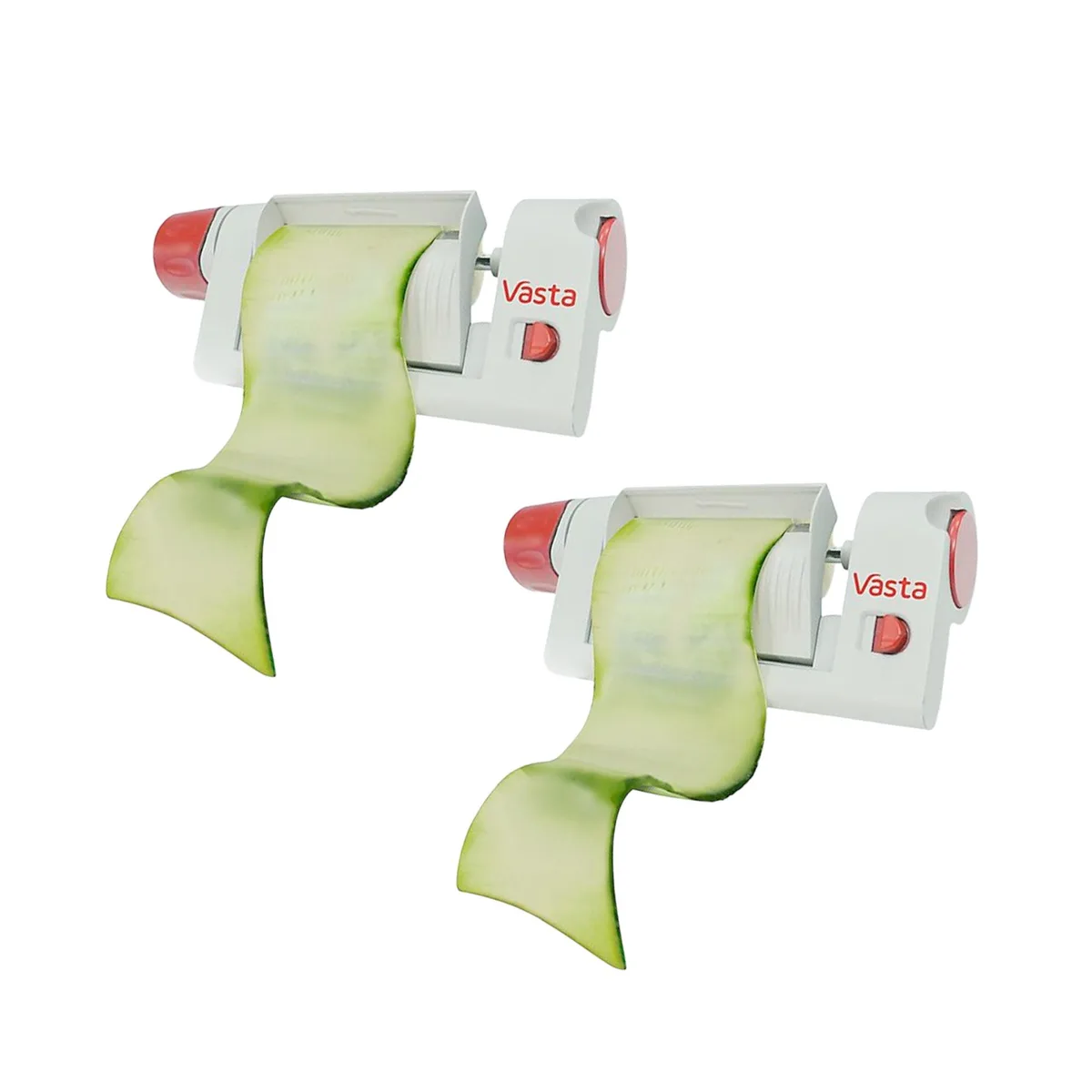 As Seen On TV As Seen On TV Vasta 2-in-1 Vegetable &amp; Fruit Slicer 2-Pack White — product photo