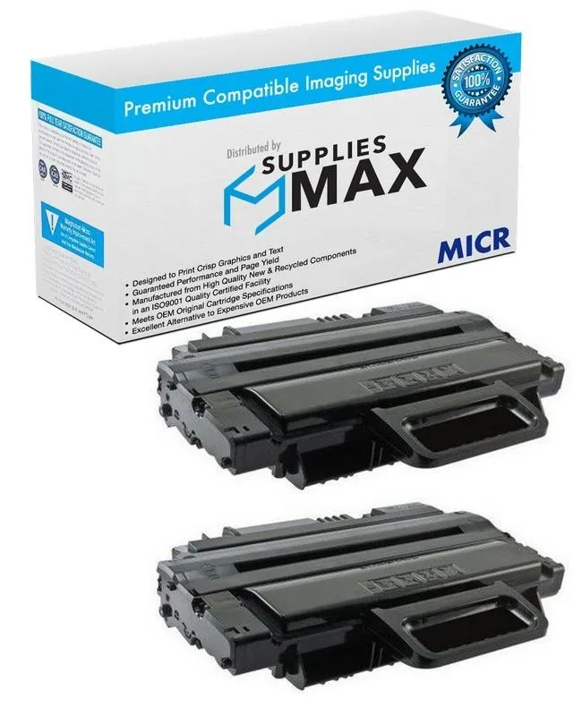 SuppliesMax SuppliesMax MLT-P209B-MICR High Yield MICR Toner Cartridge 2 Pack 5000 Pages — product photo