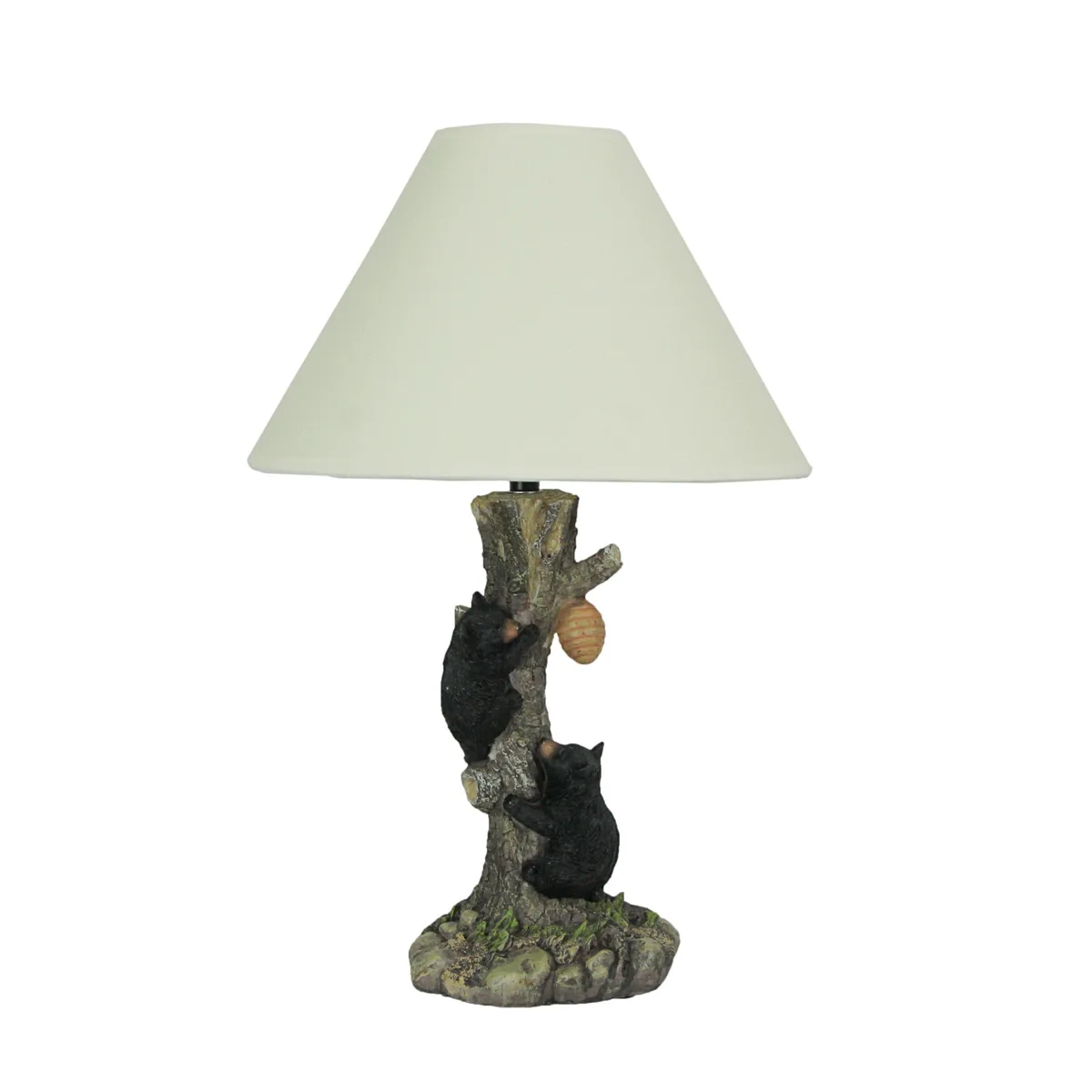Mayrich Company Mayrich Company Black Bear Cubs Table Lamp 17.5 Inch Climbing Tree for Honey Design — product photo