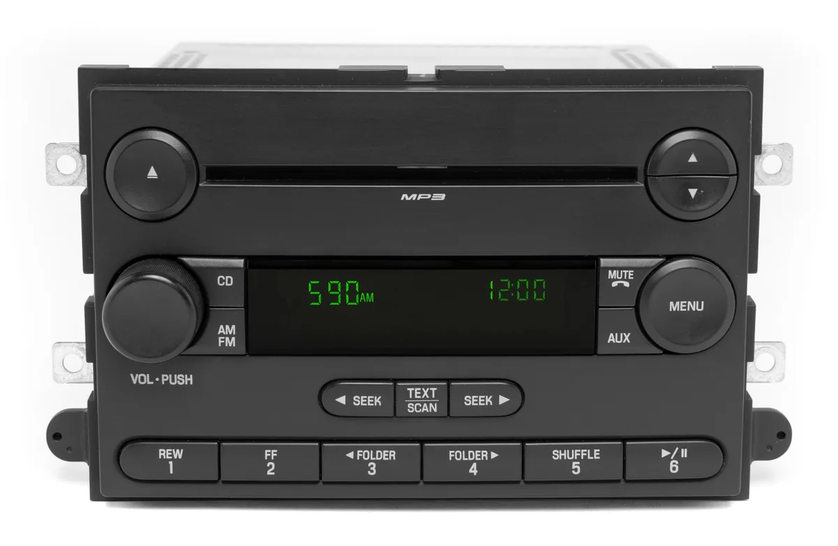 1 Factory Radio 1 Factory Radio 6L2T-18C869-AK receiver AM FM CD mp3 2006-2007 Ford Explorer Mercury Mountaineer — product photo