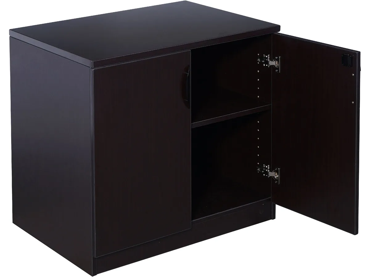 BOSS Office Products BOSS Office Products N113-MOC Mocha Storage Cabinet 31x22x29.5 office furniture — product photo