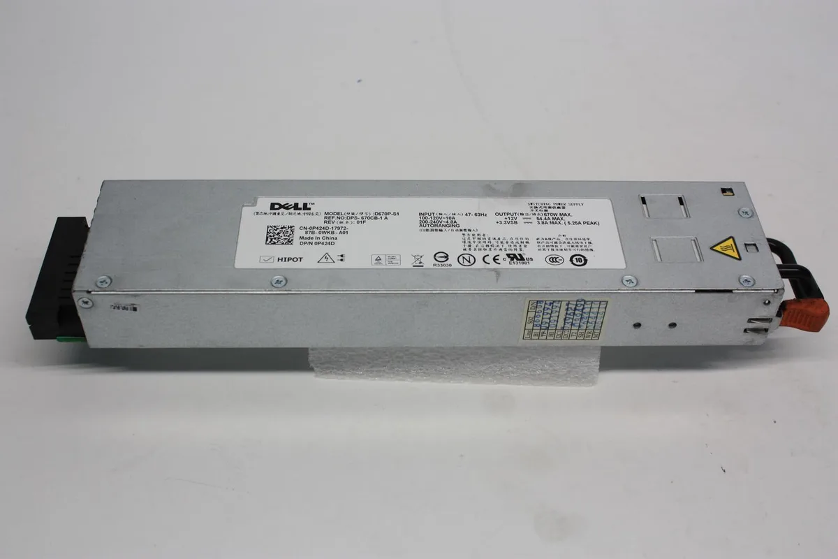 DELL DELL P424D 670W Redundant Power Supply for PowerEdge 1950 — product photo