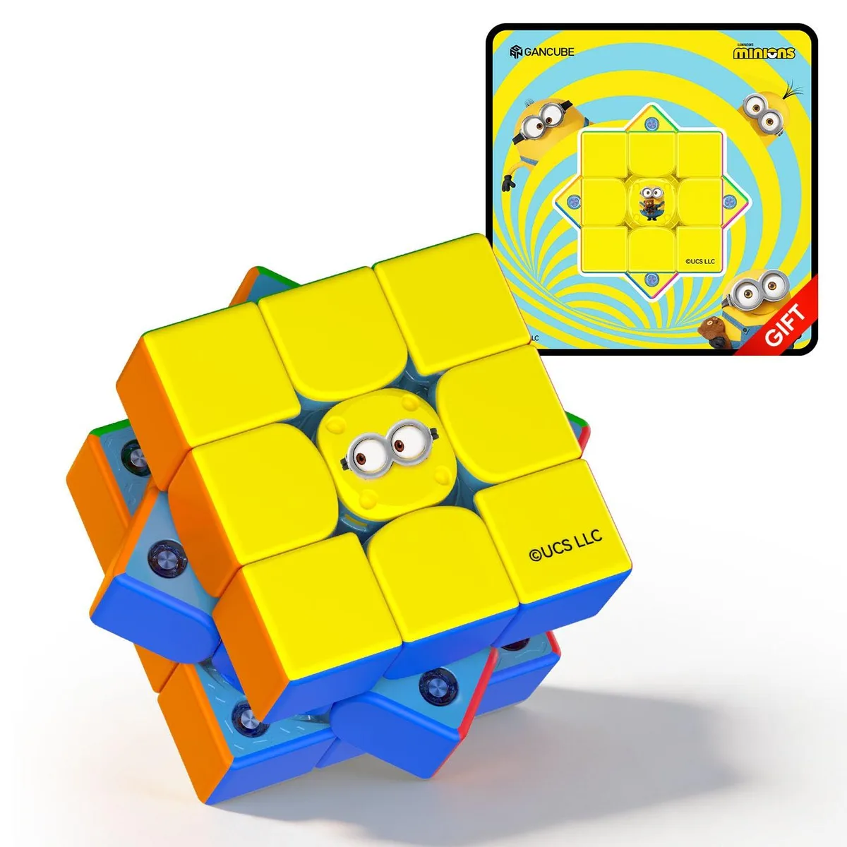  GAN GAN3x3 i Carry 4 Smart Cube 5.6 cm Yellow — product photo