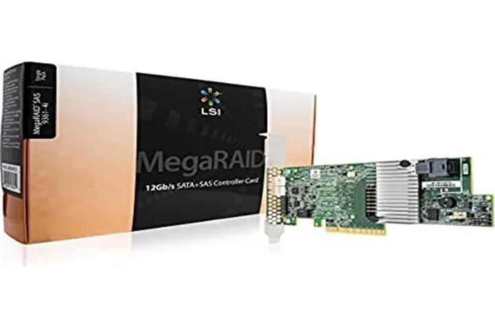 LSI Logic Corp LSI MegaRAID SAS 9361-4i 4-Port 12Gb/s SAS SATA PCIe 3.0 Low Profile RAID Controller — product photo