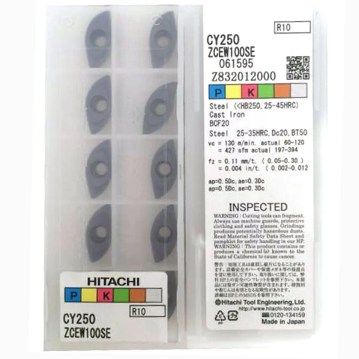 HITACHI POWER TOOLS HITACHI POWER TOOLS ZCEW150SE CY250 CNC Blade 10PCS electrician tool — product photo