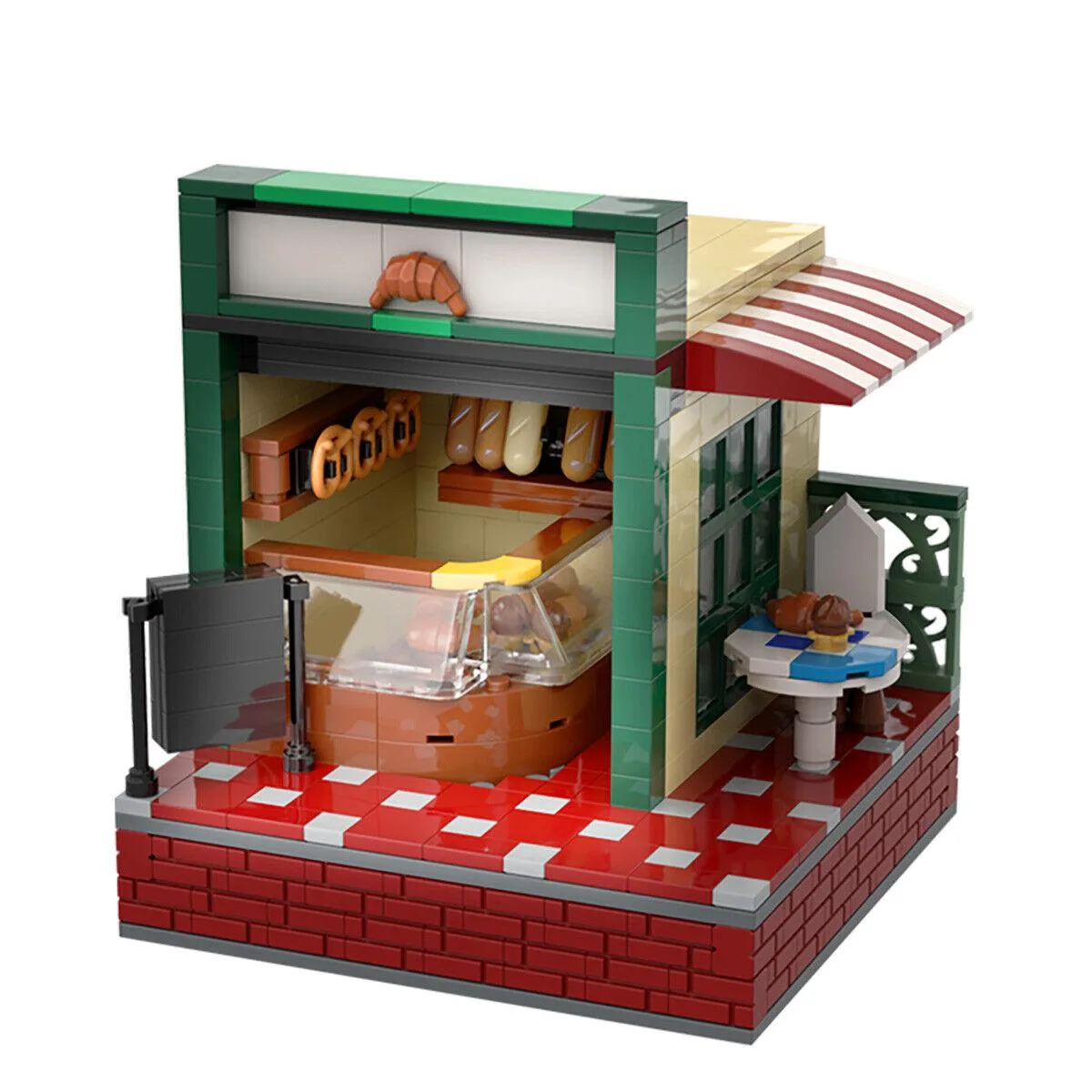 ZITIANYOUBUILD ZITIANYOUBUILD C4709 Street Bakery Shop Building Set 530 Parts — product photo