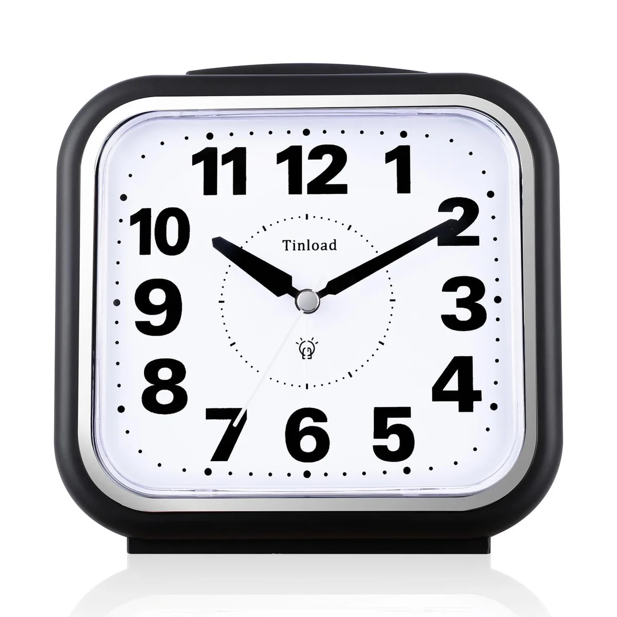  Eastern Michigan Eagles 5.5" Silent Analog Alarm Clock 2.2" Deep — product photo