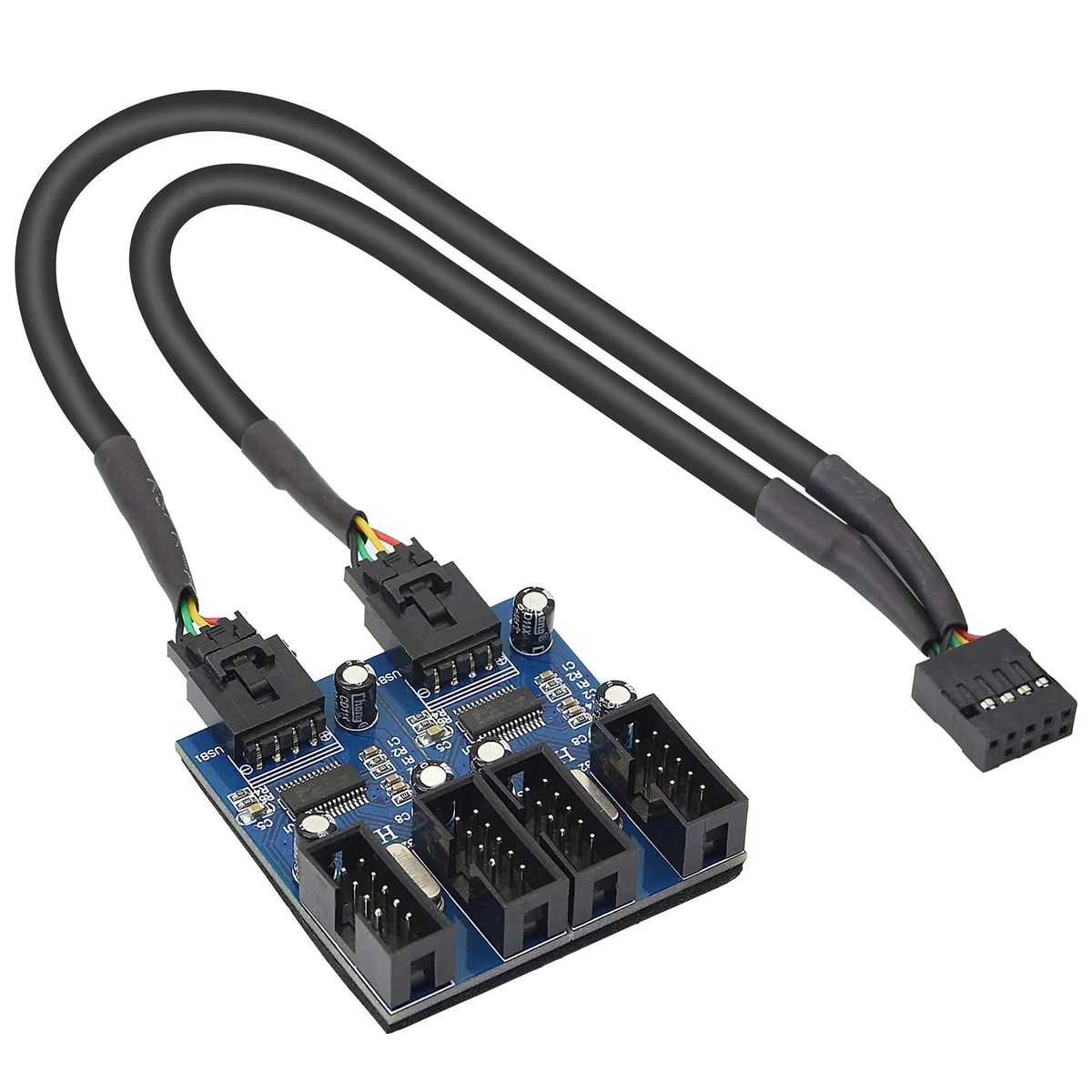 BUCIER BUCIER USB 9-pin header 1-to-4 splitter cable 35cm — product photo
