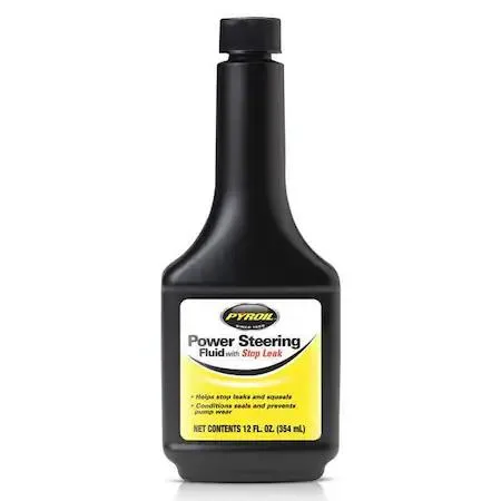 Amber liquid in a 12 fl oz bottle