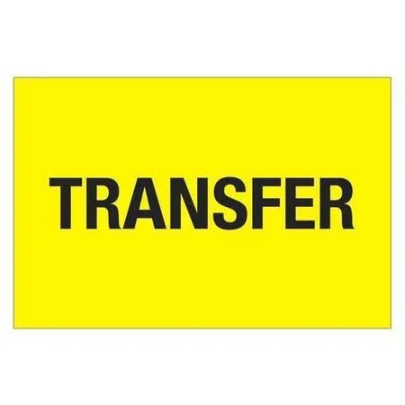 Tape Logic Tape Logic DL1139 Transfer Labels Fluorescent Yellow 2x3 In PK500 — product photo
