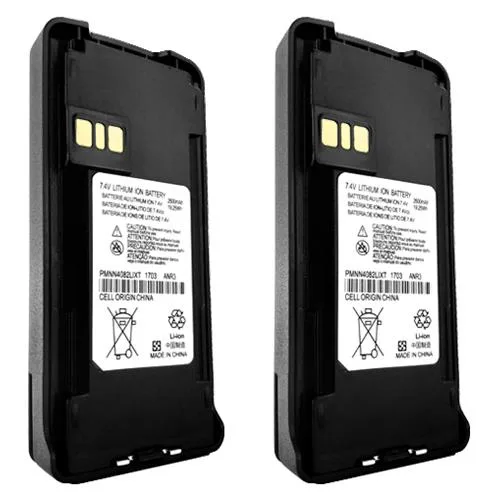 BatteryJack inc. BatteryJack inc. 2 x PMNN4081AR PMNN4082 7.4V 2600mAh Li-Ion two-way radio battery — product photo