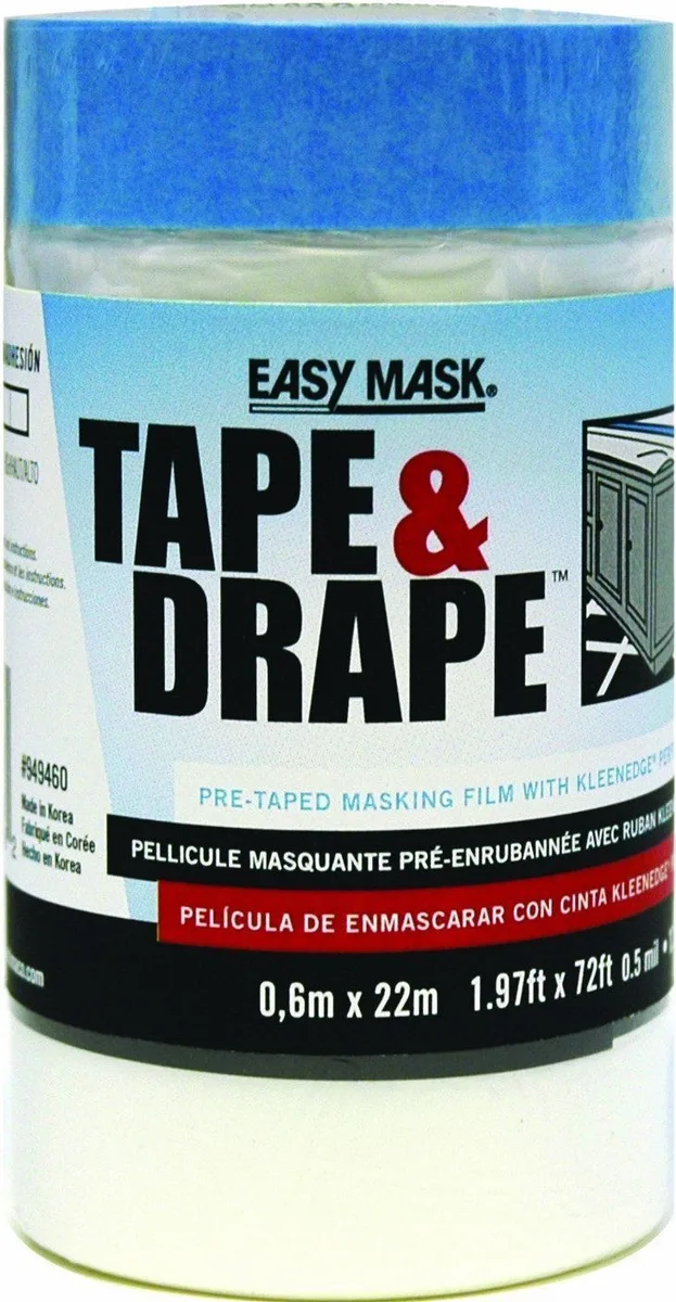 TRIMACO TRIMACO 949660 Self-Adhesive Containment Film 6 ft W 72 ft .5 mil — product photo