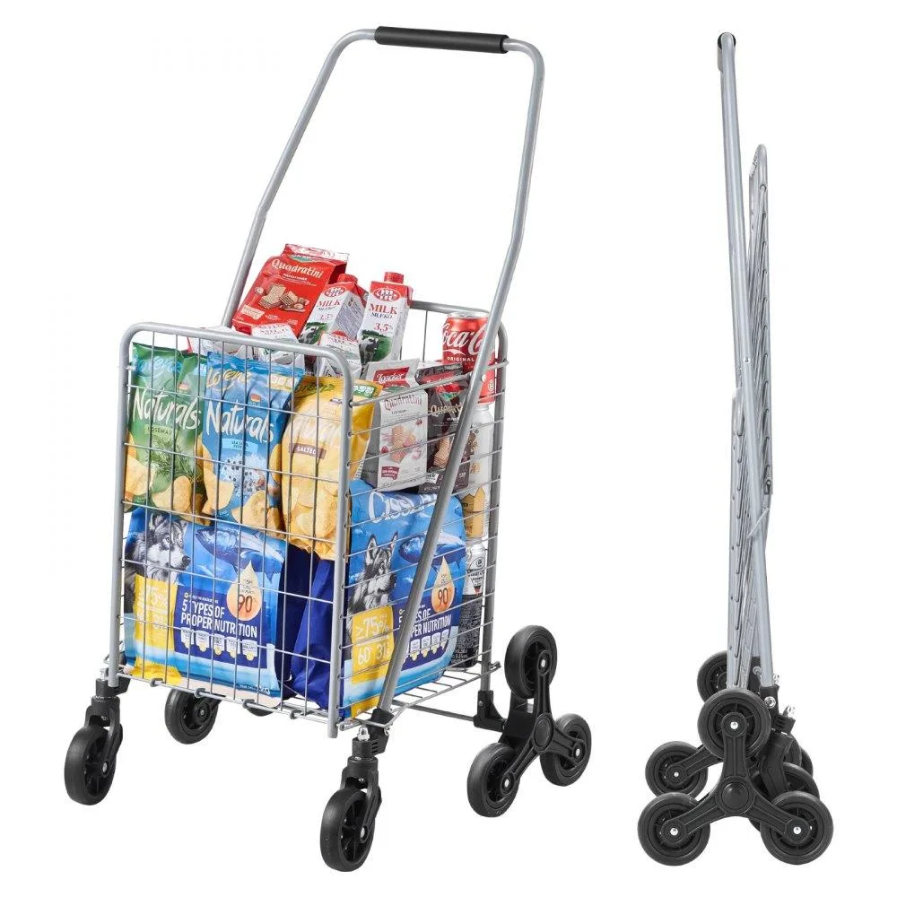 VEVOR VEVOR 45L Stair Climbing Cart Silver 88/60 kg 2024DB — product photo