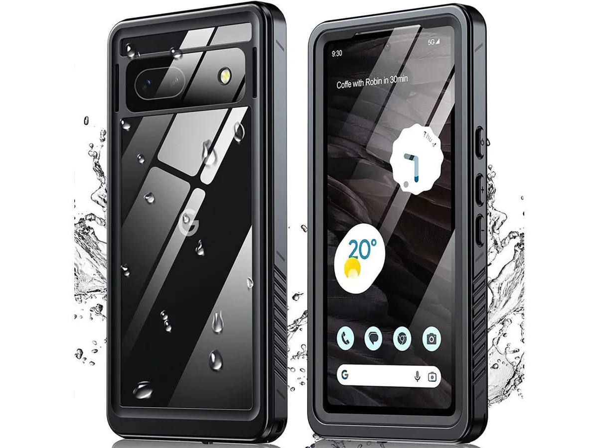 BONAEVER BONAEVER Google Pixel 7A 5G Case IP68 Waterproof 6.1 inch Black — product photo