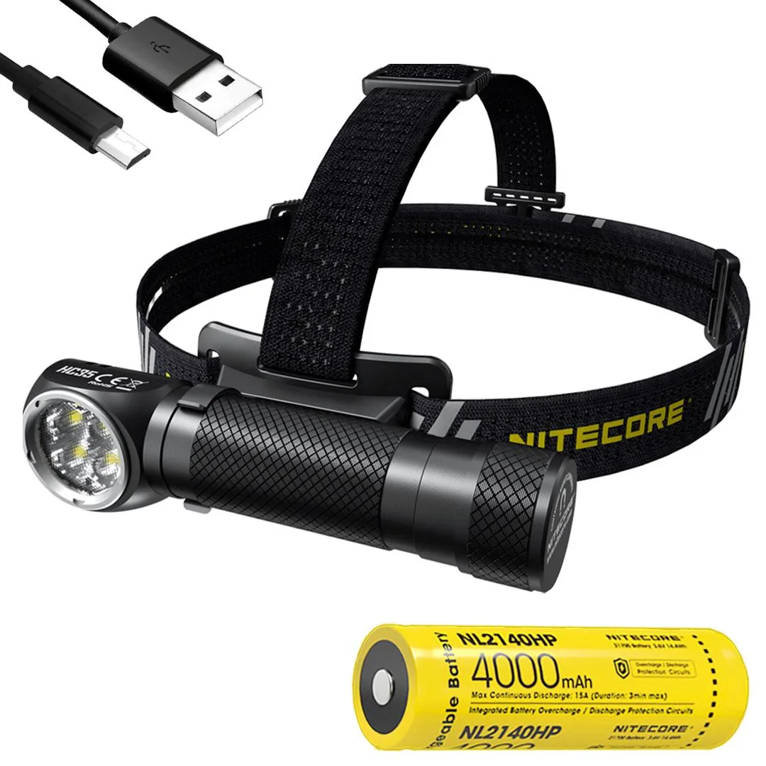 Nitecore Nitecore HC35 2700 Lumen USB Rechargeable Headlamp 4000mAh 21700 Battery Included — product photo