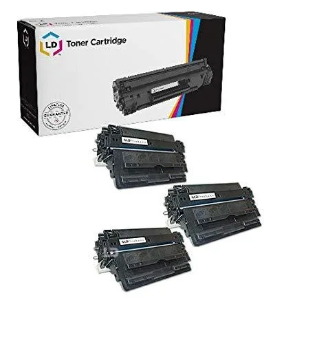 LD Products LD Products 16A Q7516A black toner cartridge 3-pack — product photo
