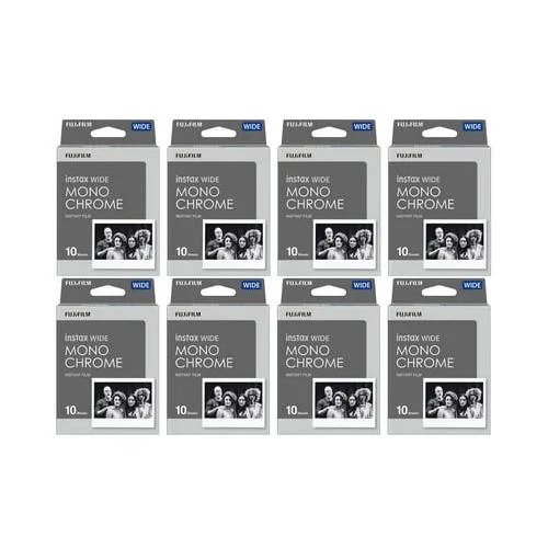 FUJIFILM FUJIFILM Instax Wide Monochrome 8-Pack camera accessory — product photo