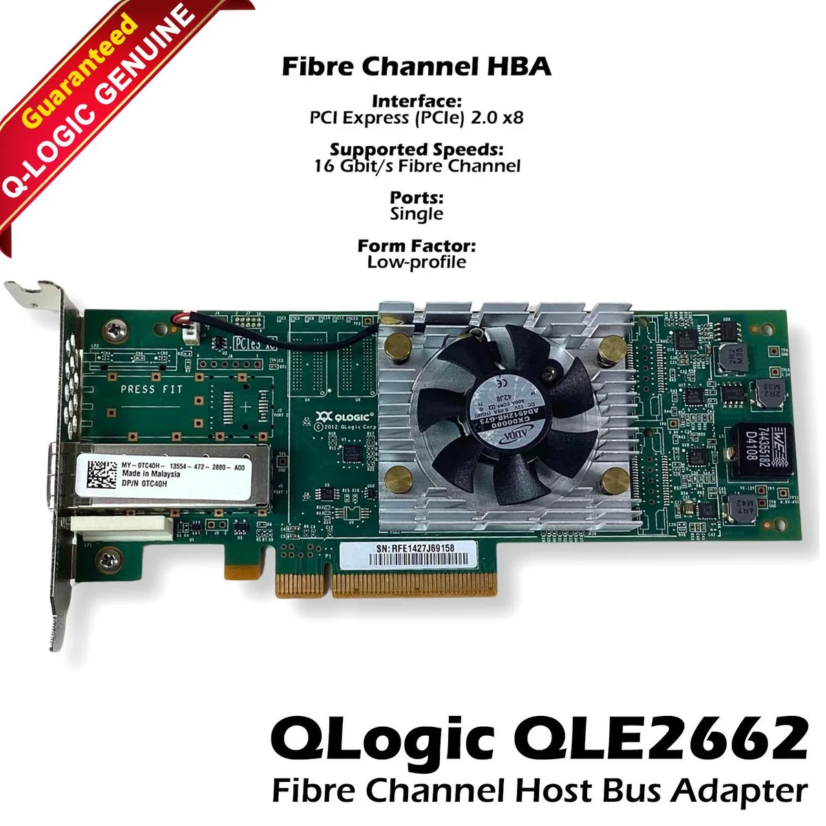 DELL DELL QLE2660L-DEL 16Gb Fibre Channel HBA network card — product photo