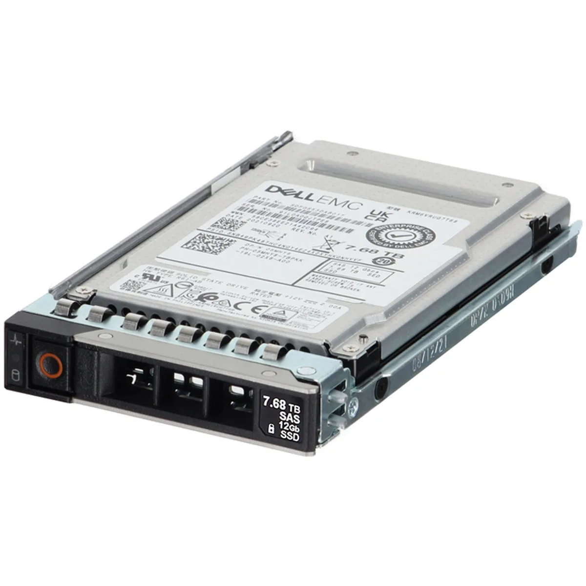 DELL DELL 5MHY8 7.68TB 12Gbps SAS RI TLC SED 2.5 enterprise SSD — product photo