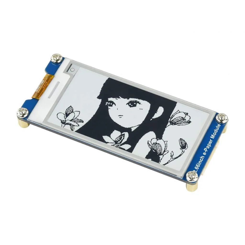 LORDWORLD LORDWORLD 2.66inch E-Paper HAT 296×152 Black/White SPI — product photo