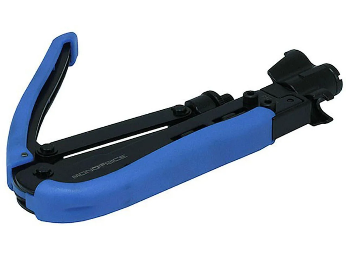 Monoprice Inc. Monoprice 103357 Professional Compression Crimping Tool for RG59 RG6 RG11 F Type connectors — product photo