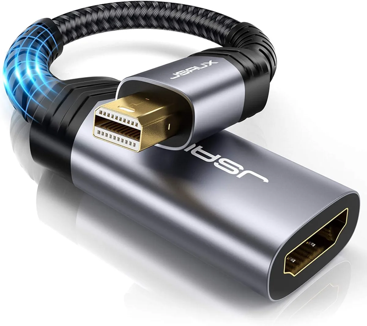 Boxwave Boxwave Mini DisplayPort to HDMI Adapter Gray 0.7 ft — product photo