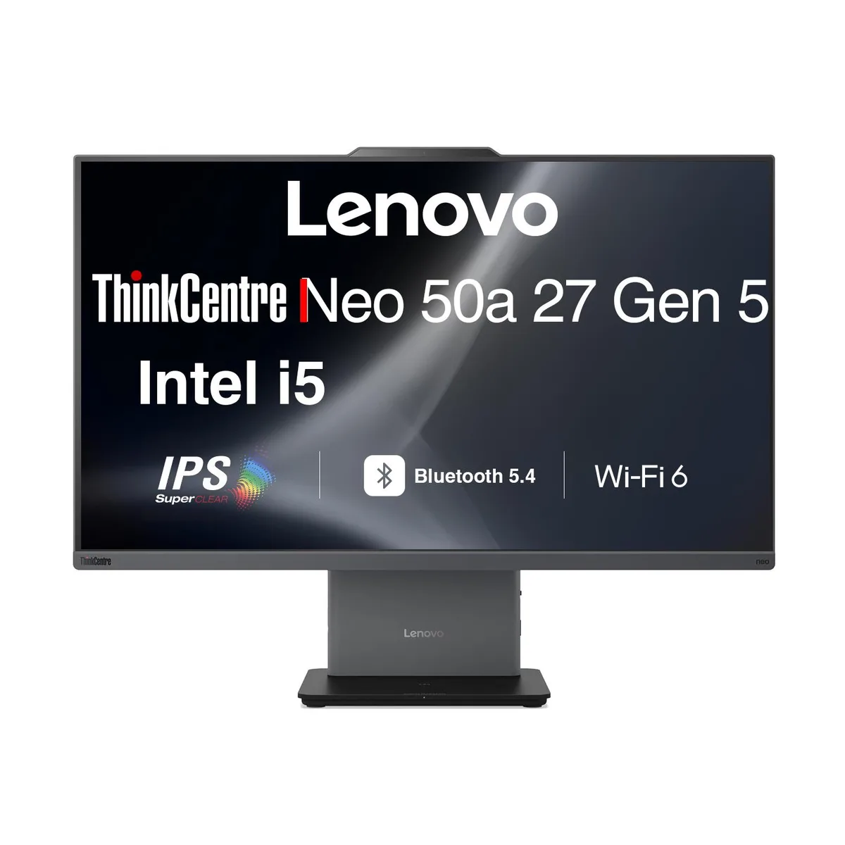 Lenovo Lenovo ThinkCentre Neo 50a all-in-one PC 27" 100Hz IPS i5-13420H 64GB DDR5 4TB NVMe Win 11 Pro — product photo