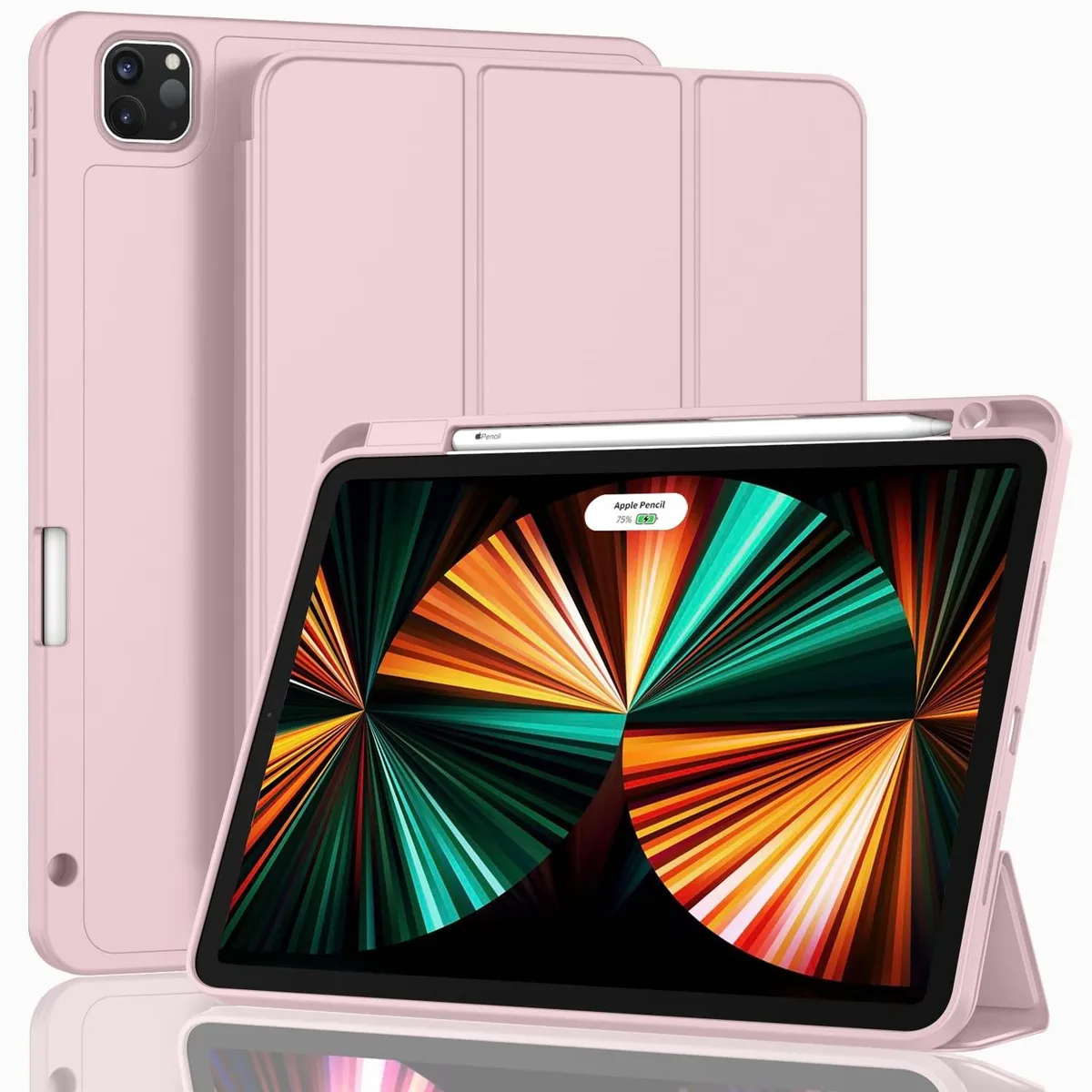 Avantalk Avantalk iPad Pro 12.9 2020-2022 Case with Pencil Holder (Pink) — product photo