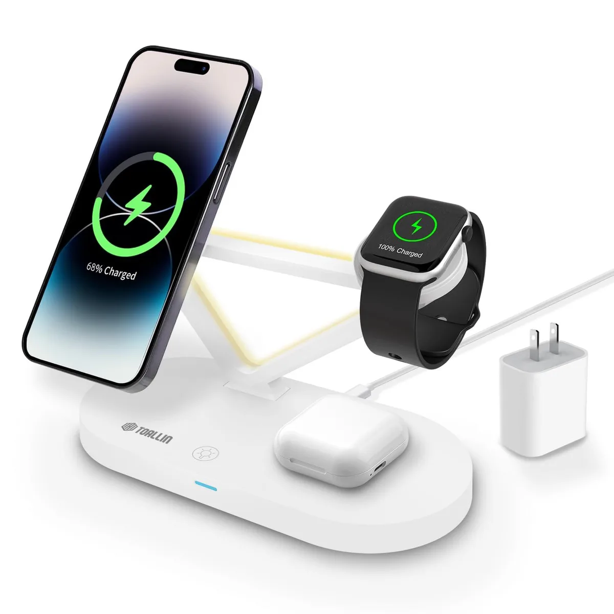TOALLIN TC10 5-in-1 Magnetic Wireless Charger White — product photo