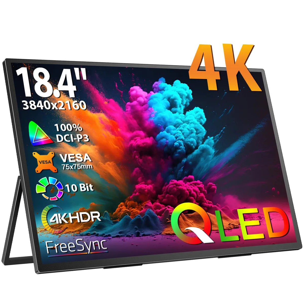 Uperfect Uperfect 18.4" 4K 60Hz 10-Bit HDR IPS Portable Gaming Monitor — product photo